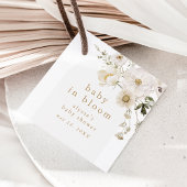 ALYSSA Floral Blume Baby in Bloom Baby Dusche Geschenkanhänger