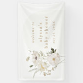 ALYSSA Floral Summer Boho Wild Blume Babydusche Banner (Vertikal)