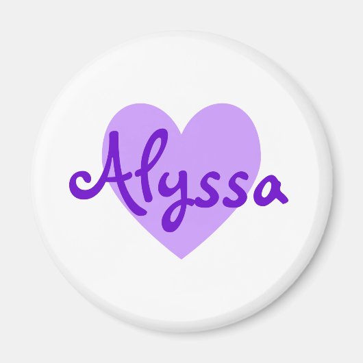 Alyssa Lila Magnet (Vorne)