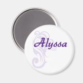 Alyssa Magnet (Vorderseite/Rückseite)