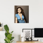 alyssa milano zu postieren poster (Heimbüro)