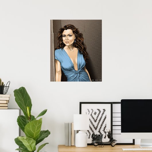 alyssa milano zu postieren poster (Heimbüro)