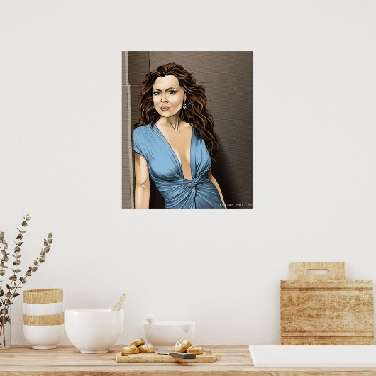 alyssa milano zu postieren poster (Küche)