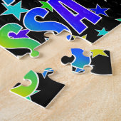 "ALYSSA" Vorname, Spaß "GLÜCKLICHER GEBURTSTAG" Puzzle (Seite)