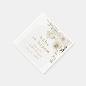 ALYSSA Wildblume Floral Baby in Bloom Baby Dusche Serviette (Ecke)