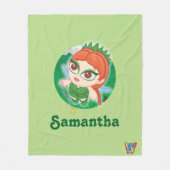 Alyssas magischer Wald Fleecedecke (Vorderseite)