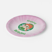 Alyssas magischer Wald Pappteller (Schrägansicht)