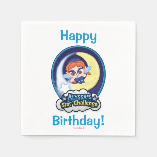 Alyssas Star Challenge Serviette (Vorderseite)