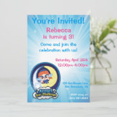 Alyssas Stern-Herausforderung Einladung (Stehend Vorderseite)