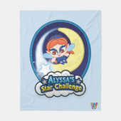 Alyssas Stern-Herausforderung Fleecedecke (Vorderseite)