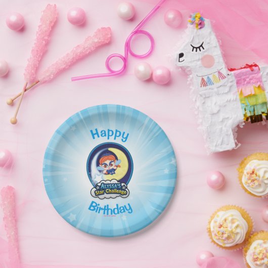 Alyssas Stern-Herausforderung Pappteller (Party)