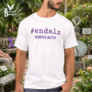 Alzheimer Aufklärungs Hashtag Stoppt Alzheimer T-Shirt