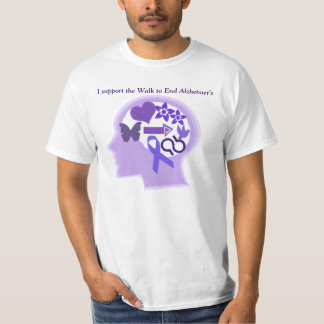 Alzheimer Bewusstsein ein das Leben lebte gut T - T-Shirt