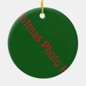 Alzheimer Bewusstsein Foto-Verzierung Keramik Ornament (Hinten)