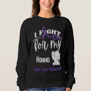 Alzheimer-Bewusstsein Ich kämpfe für Nonno Alzheim Sweatshirt