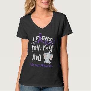 Alzheimer-Bewusstsein Ich kämpfe gegen Alzheimer  T-Shirt