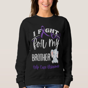 Alzheimer-Bewusstsein Ich kämpfe gegen Bruder Alzh Sweatshirt