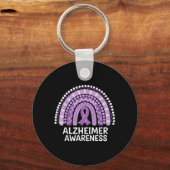 Alzheimer-Bewusstsein Schlüsselanhänger (Vorderseite)