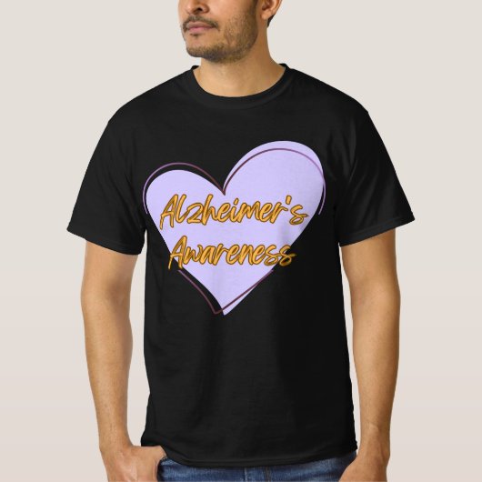 Alzheimer-Bewusstsein T-Shirt (Vorderseite)