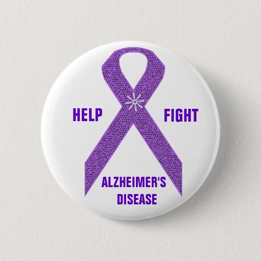Alzheimer Bewusstseins-Knopf Button (Vorderseite)