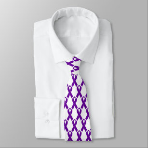 Alzheimer-Bewusstseins-lila Band Krawatte