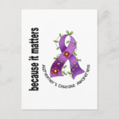 Alzheimer-Blume Postkarte (Vorderseite)