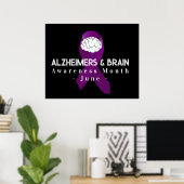 Alzheimer & Brain Awareness Month June 2024 Poster (Heimbüro)