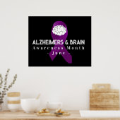 Alzheimer & Brain Awareness Month June 2024 Poster (Küche)