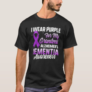 Alzheimer-Demenz-Bewusstsein, das ich Lila für T-Shirt