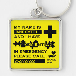 Alzheimer-Demenzalarm Schlüsselanhänger