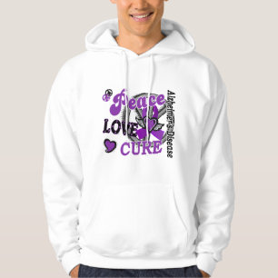 Alzheimer der FriedensLiebe-Heilungs-2 Krankheit Hoodie
