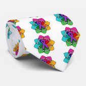 Alzheimer Disease Awareness Matters Petals Krawatte (Gerollt)