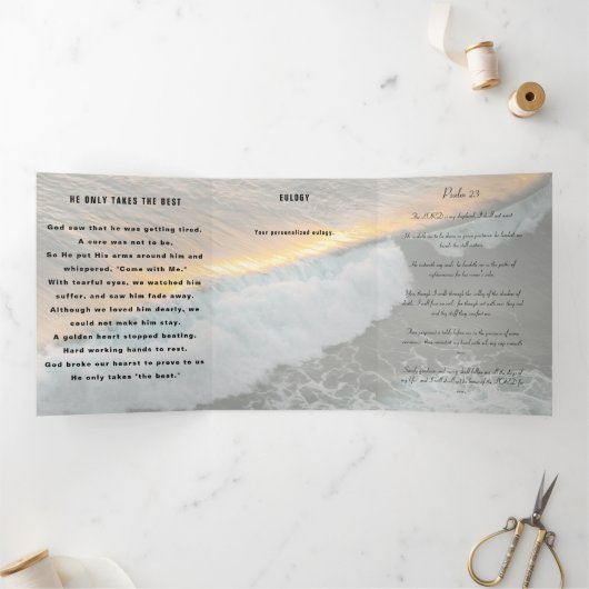 Alzheimer feiert das Life Program Dreifach-gefaltete Programmkarte (Innenseite)