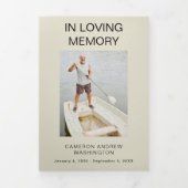 Alzheimer feiert das Life Program Dreifach-gefaltete Programmkarte (Cover)