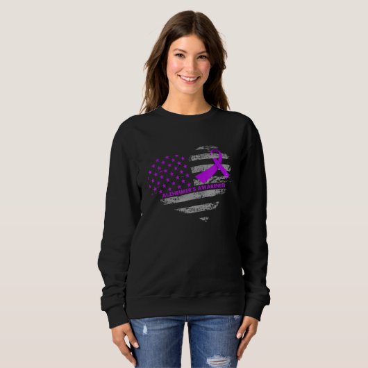 Alzheimer Herzklopfen Männer Frauen Sweatshirt (Vorne ganz)