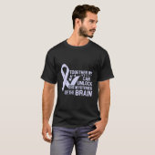 Alzheimer-Hirnverletzung Lila Alzheimer-Bewusstsei T-Shirt (Vorne ganz)