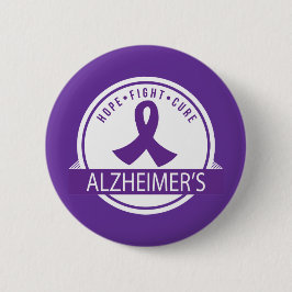 Alzheimer Hoffnungs-Kampf-Heilungs-Band Button