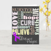 Alzheimer inspirierend Wörter Karte (Gelbe Blume)