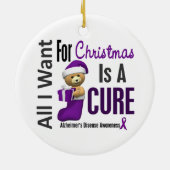 Alzheimer Krankheit alle will ich Keramikornament (Hinten)