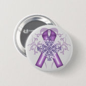 Alzheimer-Krankheit & Bauchspeicheldrüsenkrebs Mon Button (Vorne & Hinten)