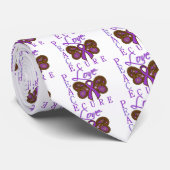 Alzheimer-Krankheit Butterfly Peace Liebe Cure Krawatte (Gerollt)
