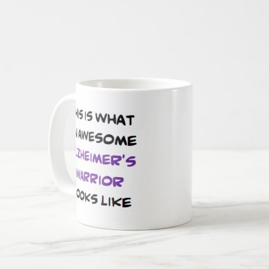 Alzheimer-Krieger, phantastisch Kaffeetasse (Vorderseite Links)