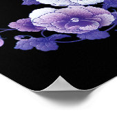 Alzheimer Lila Blütenpanzer Alzheimer's Krieg Poster (Ecke)