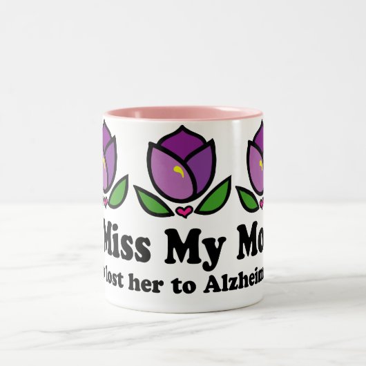 Alzheimer Mama-Erinnerungs-Tasse Zweifarbige Tasse (Mittel)