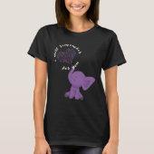 Alzheimer Monat I Endalz Purple Bow Elephant  1 T-Shirt (Vorderseite)
