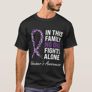 Alzheimer_s Awareness Lila Ribbon Demenz Mama D T-Shirt
