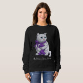 Alzheimer s Disease Awareness Month Purple Ribbon Sweatshirt (Vorne ganz)