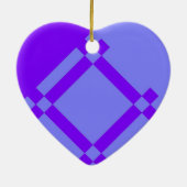 Alzheimer skandinavische Herz-Verzierung Keramik Ornament (Hinten)