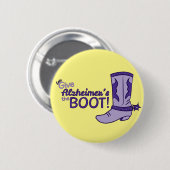 Alzheimer Stiefel-Knopf Button (Vorne & Hinten)