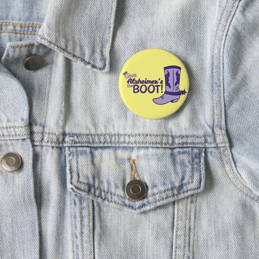 Alzheimer Stiefel-Knopf Button (Beispiel)